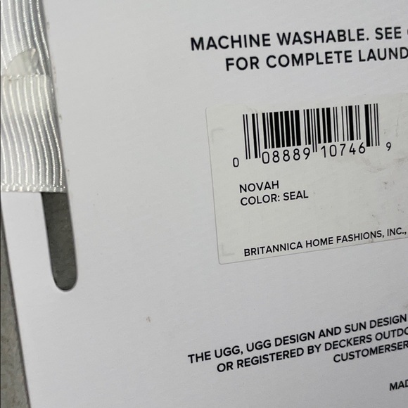 UGG Novah King Blanket in Seal Gray - Picture 8 of 12